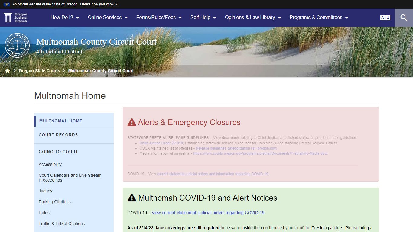 Oregon Judicial Department : Multnomah Home : Multnomah ...